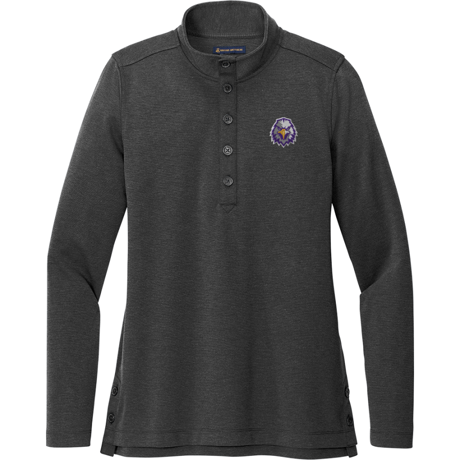 Elkhart Christian Eagles <span class="pdp-name-mascot">Elkhart Christian Eagles</span> Brooks Brothers Women's Mid-Layer Stretch 1/2-Button Pullover
