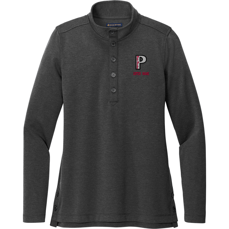 Pate Pandas <span class="pdp-name-mascot">Pate Elementary School Pandas</span> Brooks Brothers Women's Mid-Layer Stretch 1/2-Button Pullover