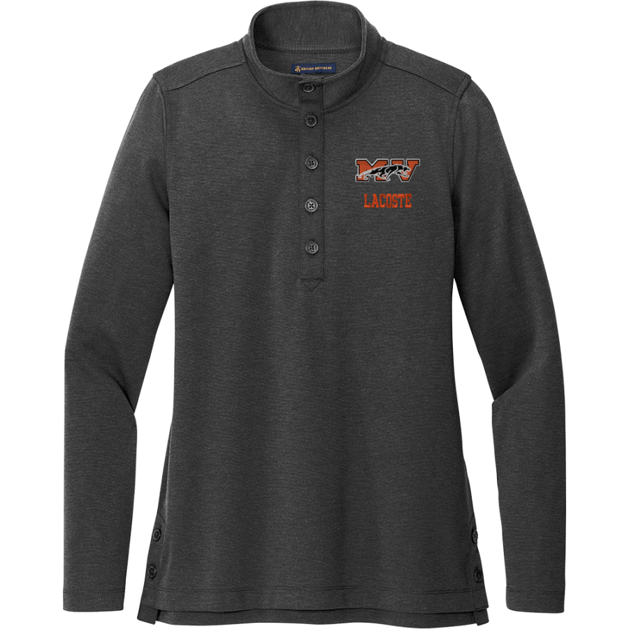 LaCoste Cubs <span class="pdp-name-mascot">LaCoste Elementary School Panthers</span> Brooks Brothers Women's Mid-Layer Stretch 1/2-Button Pullover