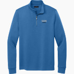 READING SENIOR HIGH SCHOOL BLUE DEVILS Brooks Brothers Men's Double-Knit 1/4-Zip Pullover Front Thumbnail