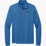 Aurora University Spartans Online Store <span class="pdp-name-mascot">Aurora Spartans</span> Brooks Brothers Men's Double-Knit 1/4-Zip Pullover Front Thumbnail