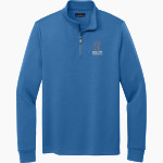 Rochester Central Lutheran School Bobcats Brooks Brothers Men's Double-Knit 1/4-Zip Pullover Front Thumbnail