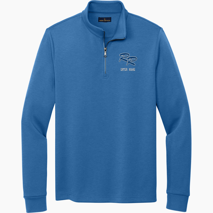ROBINSON HIGH SCHOOL ROCKETS <span class="pdp-name-mascot">ROBINSON ROCKETS</span> Brooks Brothers Men's Double-Knit 1/4-Zip Pullover