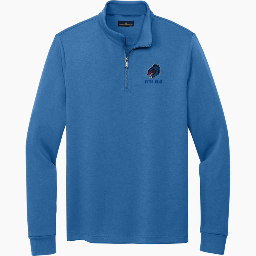 Mountainburg Dragons <span class="pdp-name-mascot">Mountainburg Dragons</span> Brooks Brothers Men's Double-Knit 1/4-Zip Pullover