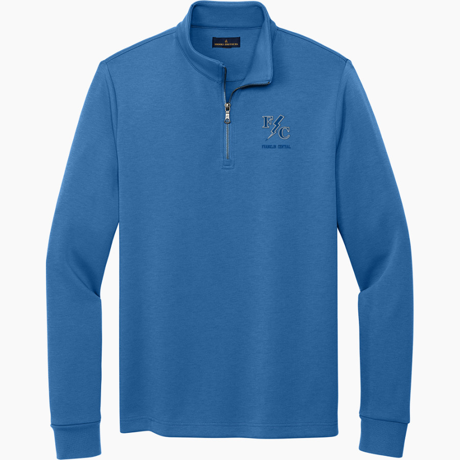 Franklin Central Flashes <span class="pdp-name-mascot">Franklin Central Flashes</span> Brooks Brothers Men's Double-Knit 1/4-Zip Pullover