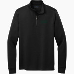 Greenwich Academy Gators Online Store <span class="pdp-name-mascot">GREENWICH ACADEMY GATORS</span> Brooks Brothers Men's Double-Knit 1/4-Zip Pullover Front Thumbnail