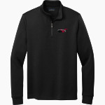BVSA BOBBY VALENTINE'S SP <span class="pdp-name-mascot">BOBBY VALENTINE'S SPORTS ACADEMY</span> Brooks Brothers Men's Double-Knit 1/4-Zip Pullover Front Thumbnail