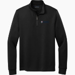 Saint James' Saint James' Brooks Brothers Men's Double-Knit 1/4-Zip Pullover Front Thumbnail