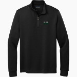 Russell Sage College Gators Online Store <span class="pdp-name-mascot">Sage College Gators</span> Brooks Brothers Men's Double-Knit 1/4-Zip Pullover Front Thumbnail