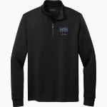 Moravian University Greyhounds <span class="pdp-name-mascot">Moravian University Greyhounds</span> Brooks Brothers Men's Double-Knit 1/4-Zip Pullover Front Thumbnail