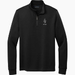 Fenwick Friars The Official Online Store <span class="pdp-name-mascot">Fenwick Friars</span> Brooks Brothers Men's Double-Knit 1/4-Zip Pullover Front Thumbnail