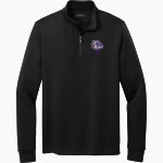 BEMENT MIDDLE SCHOOL BULLDOGS Brooks Brothers Men's Double-Knit 1/4-Zip Pullover Front Thumbnail