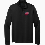 Monte Vista Mustangs <span class="pdp-name-mascot">Monte Vista Mustangs</span> Brooks Brothers Men's Double-Knit 1/4-Zip Pullover Front Thumbnail