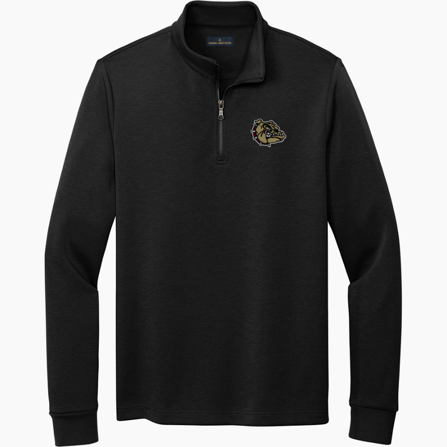LIBERTY COUNTY HIGH SCHOOL BULLDOGS <span class="pdp-name-mascot">LIBERTY COUNTY BULLDOGS</span> Brooks Brothers Men's Double-Knit 1/4-Zip Pullover