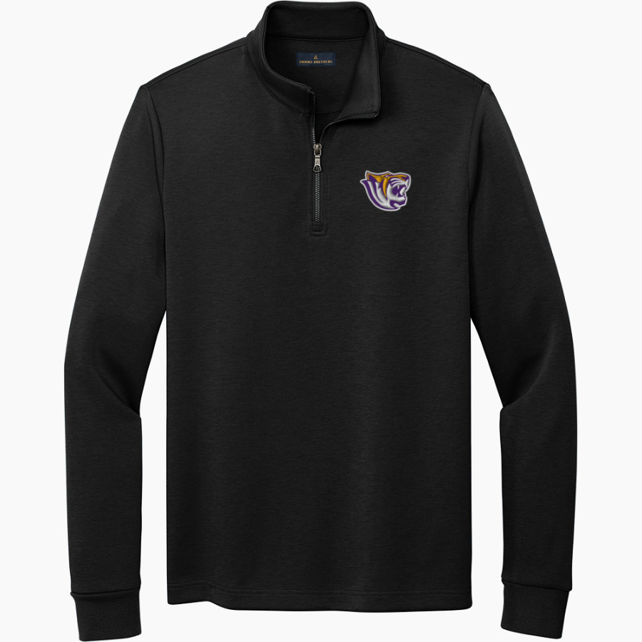 Benedict Tigers <span class="pdp-name-mascot">Benedict Tigers</span> Brooks Brothers Men's Double-Knit 1/4-Zip Pullover