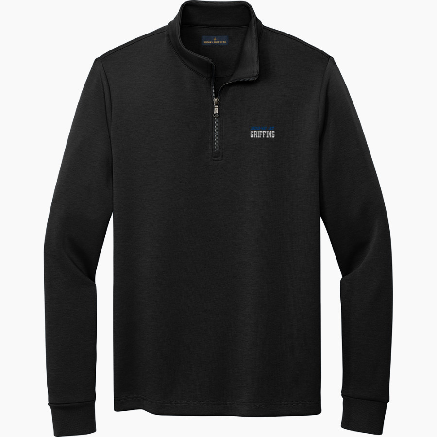 Lincoln-Way East Griffins <span class="pdp-name-mascot">Lincoln Way East High School Griffins</span> Brooks Brothers Men's Double-Knit 1/4-Zip Pullover