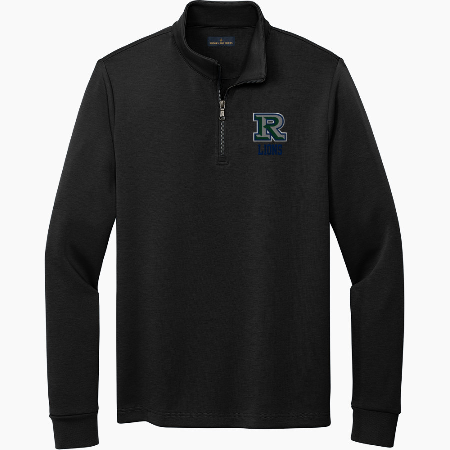 REEDY HIGH SCHOOL LIONS Brooks Brothers Men's Double-Knit 1/4-Zip Pullover