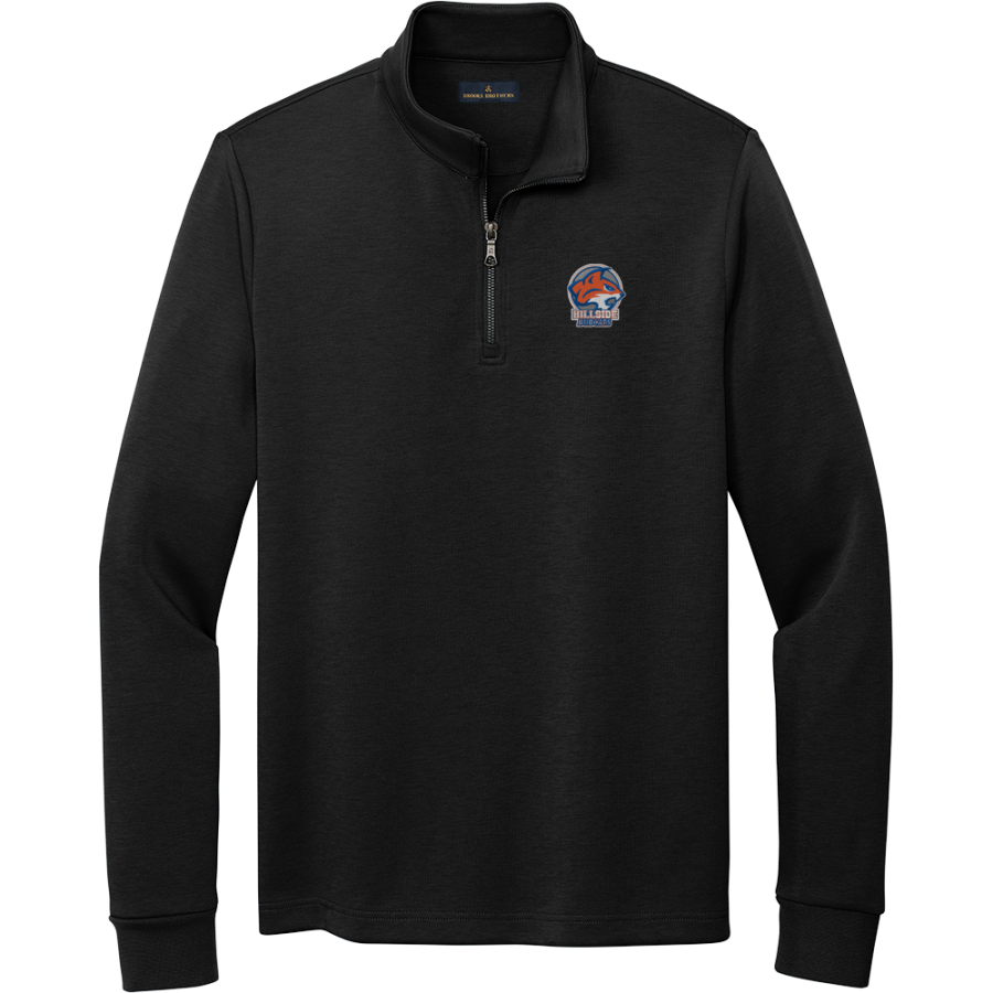 Hillside Elementary Bobcats <span class="pdp-name-mascot">Hillside Elementary Bobcats</span> Brooks Brothers Men's Double-Knit 1/4-Zip Pullover