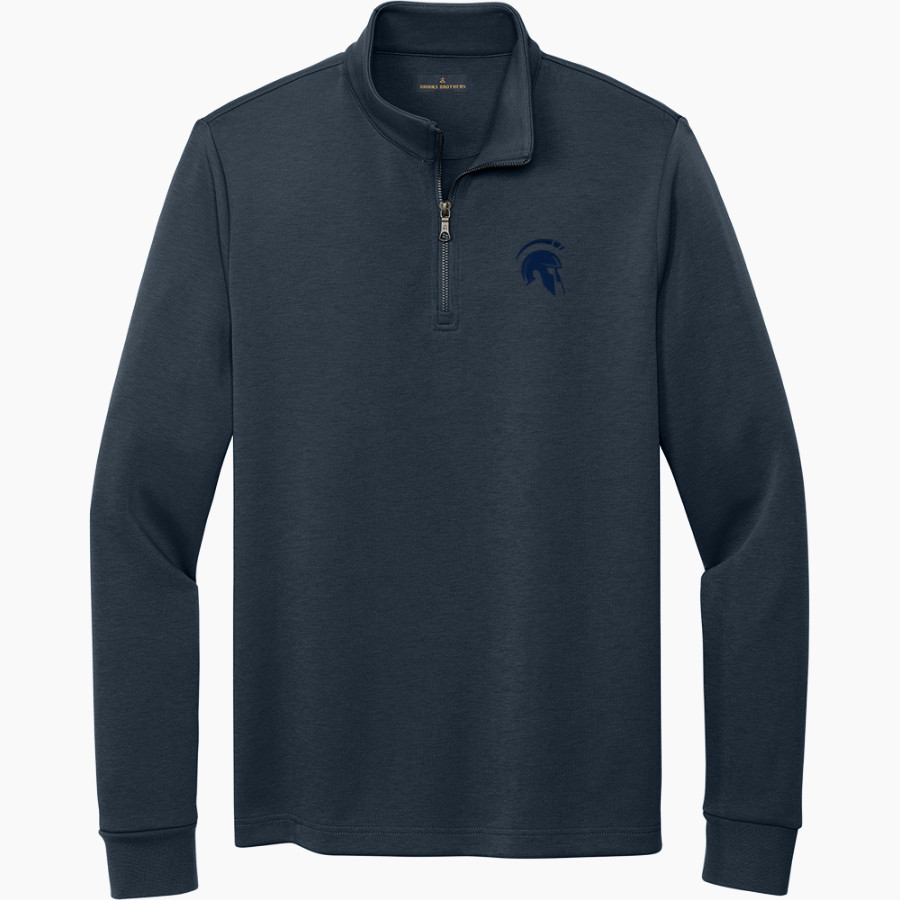 The Covenant Of Jacksonville Warriors <span class="pdp-name-mascot">The Covenant Of Jacksonville Warriors</span> Brooks Brothers Men's Double-Knit 1/4-Zip Pullover
