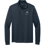 Grand Traverse Academy Mustangs <span class="pdp-name-mascot">Grand Traverse Academy Mustangs</span> Brooks Brothers Men's Double-Knit 1/4-Zip Pullover Front Thumbnail