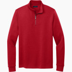 Clovis Point Coyotes Brooks Brothers Men's Double-Knit 1/4-Zip Pullover Front Thumbnail