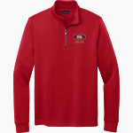 Shroder Jaguars <span class="pdp-name-mascot">Shroder Jaguars</span> Brooks Brothers Men's Double-Knit 1/4-Zip Pullover Front Thumbnail