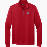 Plainfield Quakers <span class="pdp-name-mascot">Plainfield Quakers</span> Brooks Brothers Men's Double-Knit 1/4-Zip Pullover Front Thumbnail