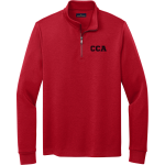 Community Christian Academy Ambassadors <span class="pdp-name-mascot">Community Christian Academy Ambassadors</span> Brooks Brothers Men's Double-Knit 1/4-Zip Pullover Front Thumbnail
