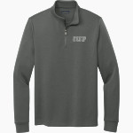 Indiana University of Pennsylvania <span class="pdp-name-mascot">Indiana University Of PA Hawks</span> Brooks Brothers Men's Double-Knit 1/4-Zip Pullover Front Thumbnail
