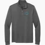 Oceanside Collegiate Academy Landsharks <span class="pdp-name-mascot">Oceanside Collegiate Academy Landsharks</span> Brooks Brothers Men's Double-Knit 1/4-Zip Pullover Front Thumbnail