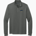 Wingate University Bulldogs <span class="pdp-name-mascot">Wingate Bulldogs</span> Brooks Brothers Men's Double-Knit 1/4-Zip Pullover Front Thumbnail
