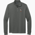 MOHAWK HIGH SCHOOL Mustangs Brooks Brothers Men's Double-Knit 1/4-Zip Pullover Front Thumbnail