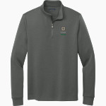 St. Patrick of Heatherdowns Irish <span class="pdp-name-mascot">St. Patrick of Heatherdowns Irish</span> Brooks Brothers Men's Double-Knit 1/4-Zip Pullover Front Thumbnail