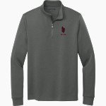 North Idaho Cardinals <span class="pdp-name-mascot">North Idaho College Cardinals</span> Brooks Brothers Men's Double-Knit 1/4-Zip Pullover Front Thumbnail