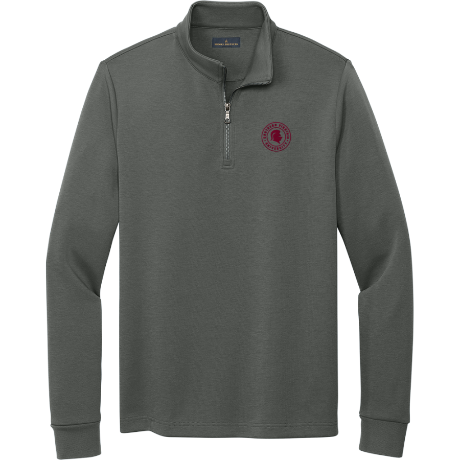 Southern Virginia Knights <span class="pdp-name-mascot">Southern Virginia University Knights</span> Brooks Brothers Men's Double-Knit 1/4-Zip Pullover