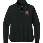 Miles Golden Bears <span class="pdp-name-mascot">Miles Golden Bear</span> Brooks Brothers Women's Luxe Performance 1/4-Zip Front Thumbnail
