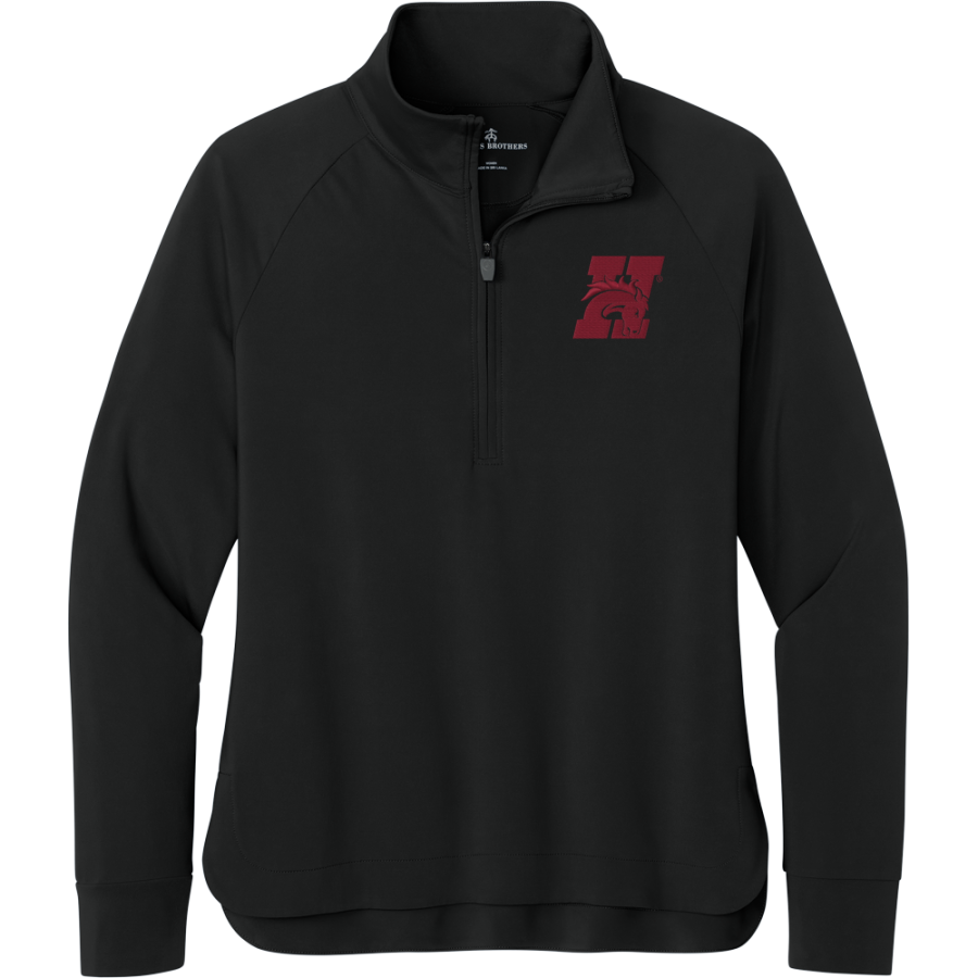 Hastings Broncos <span class="pdp-name-mascot">Hastings College Broncos</span> Brooks Brothers Women's Luxe Performance 1/4-Zip