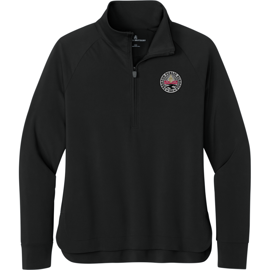 Trenton Public Schools Trenton Public Schools <span class="pdp-name-mascot">Trenton Board of Education</span> Brooks Brothers Women's Luxe Performance 1/4-Zip