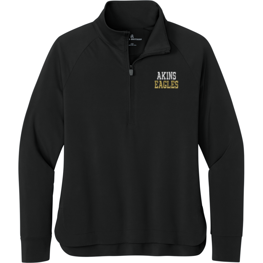 Akins Eagles <span class="pdp-name-mascot">Akins Eagles</span> Brooks Brothers Women's Luxe Performance 1/4-Zip