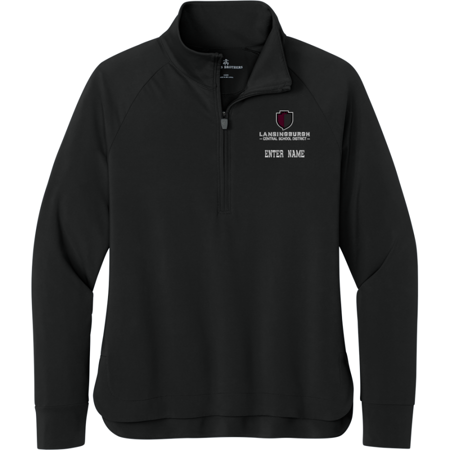 Lansingburgh Knights The Official Online Store <span class="pdp-name-mascot">Lansingburgh Knights</span> Brooks Brothers Women's Luxe Performance 1/4-Zip