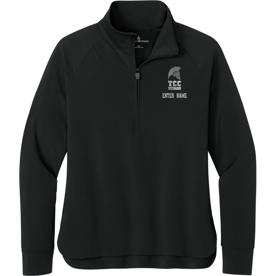 Tacoma Community College Titans <span class="pdp-name-mascot">Tacoma Community College Titans</span> Brooks Brothers Women's Luxe Performance 1/4-Zip