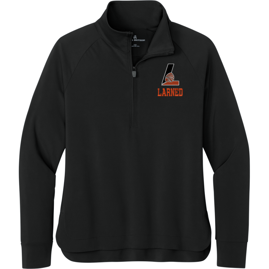 LARNED HIGH SCHOOL INDIANS <span class="pdp-name-mascot">LARNED INDIANS</span> Brooks Brothers Women's Luxe Performance 1/4-Zip