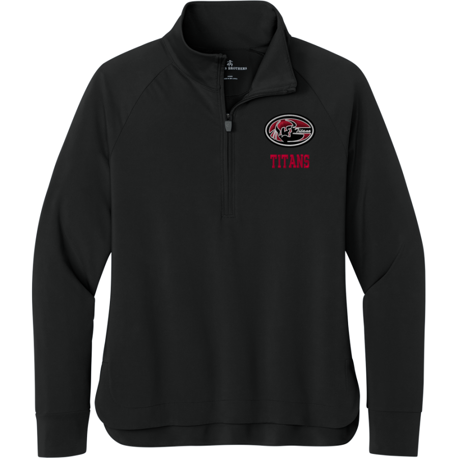 Gunn Titans <span class="pdp-name-mascot">Gunn Titans</span> Brooks Brothers Women's Luxe Performance 1/4-Zip