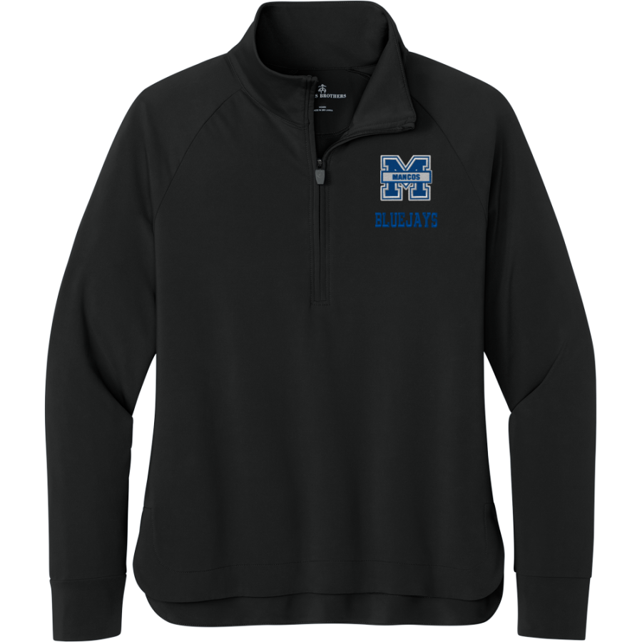 MANCOS HIGH SCHOOL BLUEJAYS <span class="pdp-name-mascot">MANCOS BLUEJAYS</span> Brooks Brothers Women's Luxe Performance 1/4-Zip