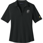 HARRY S TRUMAN HIGH SCHOOL MUSTANGS <span class="pdp-name-mascot">HARRY S TRUMAN MUSTANGS</span> Brooks Brothers Women's Pinpoint Pique Polo Front Thumbnail