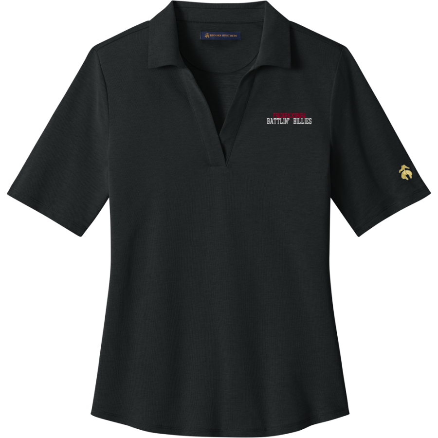 FREDERICKSBURG HIGH SCHOOL BATTLIN' BILLIES <span class="pdp-name-mascot">FREDERICKSBURG BATTLIN' BILLIES</span> Brooks Brothers Women's Pinpoint Pique Polo