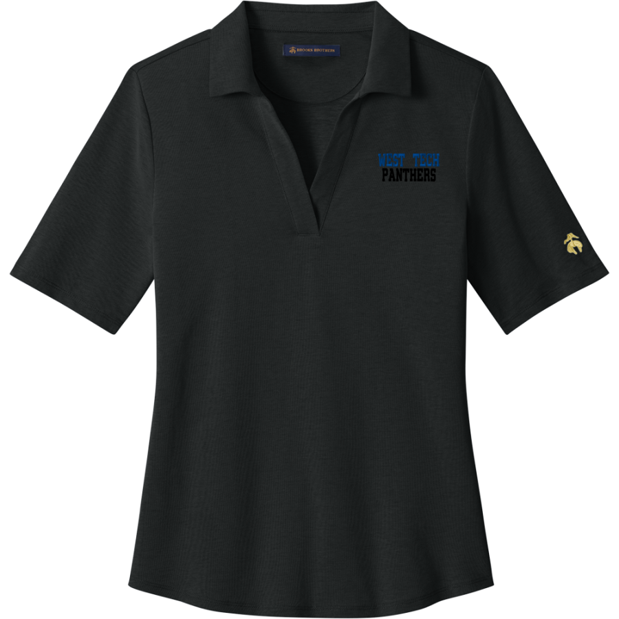 West Tech Panthers <span class="pdp-name-mascot">West Tech Panthers</span> Brooks Brothers Women's Pinpoint Pique Polo