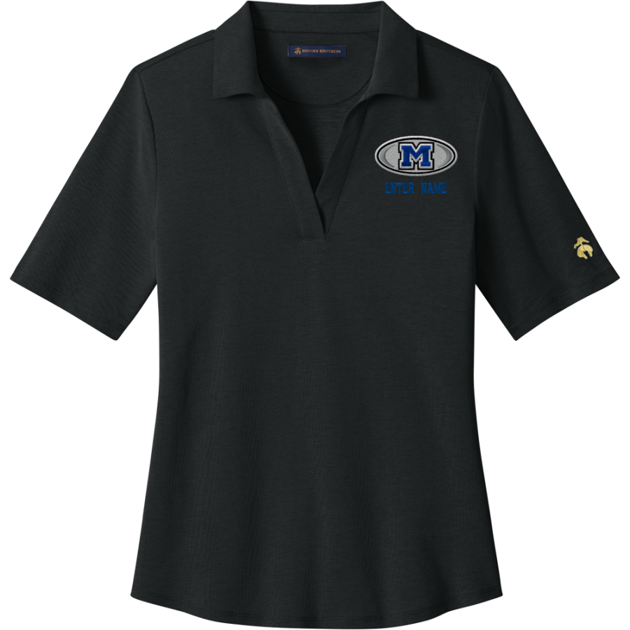 Moanalua Na Menehune <span class="pdp-name-mascot">Moanalua Menehunes</span> Brooks Brothers Women's Pinpoint Pique Polo