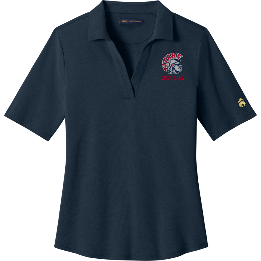NORRIS HIGH SCHOOL TITANS <span class="pdp-name-mascot">NORRIS TITANS</span> Brooks Brothers Women's Pinpoint Pique Polo