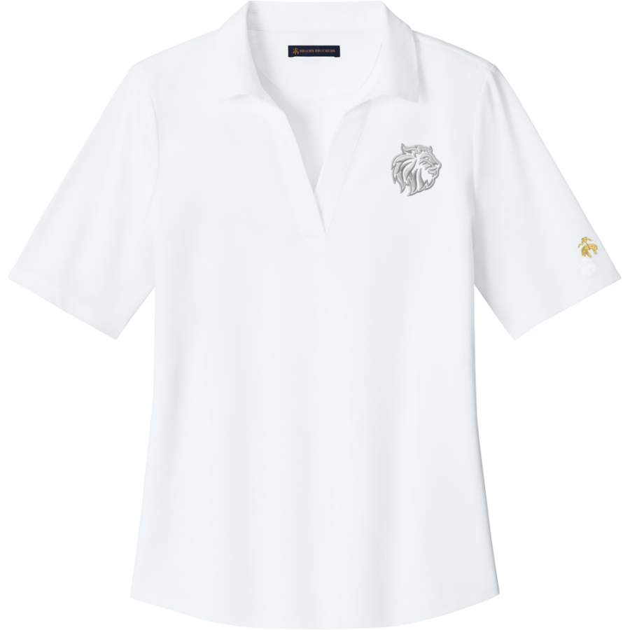 Park Elementary Lions <span class="pdp-name-mascot">Park Elementary Lions</span> Brooks Brothers Women's Pinpoint Pique Polo